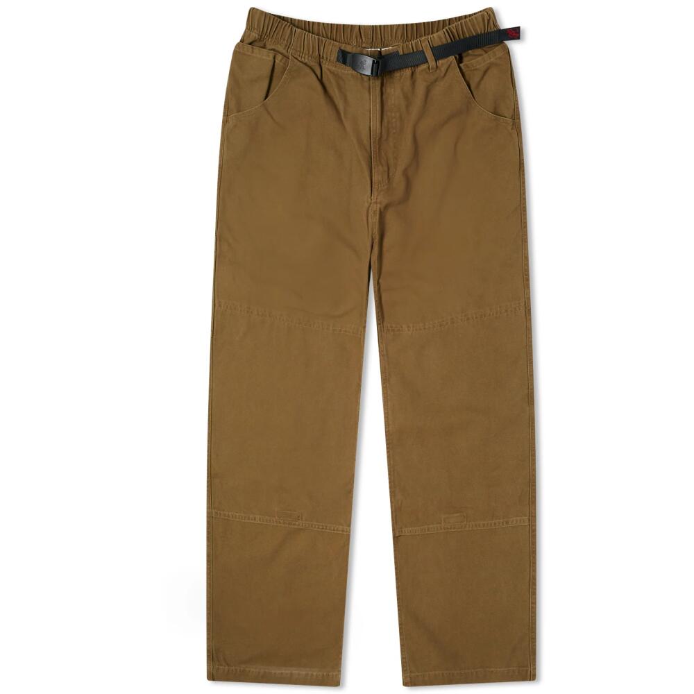 Gramicci Men's Canvas Double Knee Pants in Dusted Olive Cover