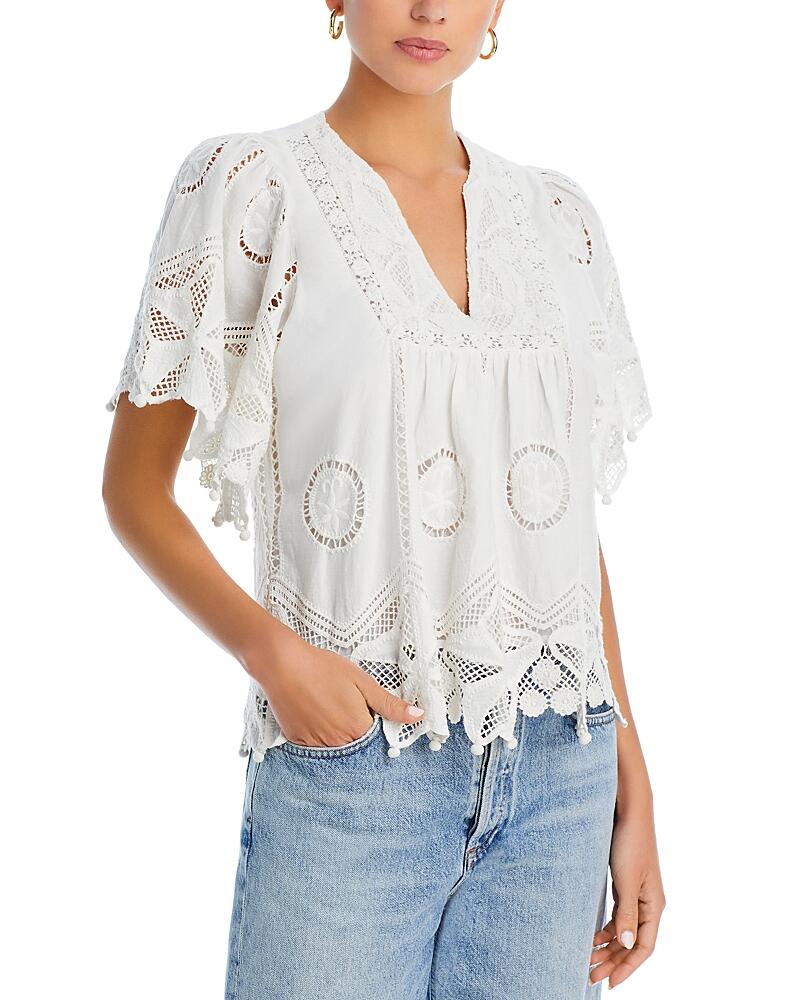 Bell Angel Lace Trim Top Cover