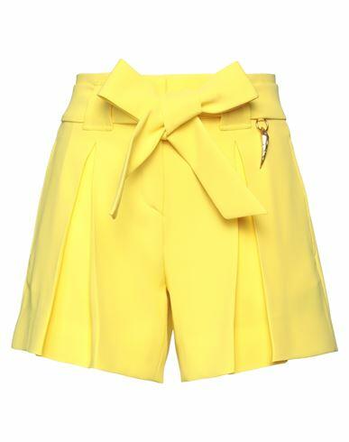 Roberto Cavalli Woman Shorts & Bermuda Shorts Yellow Polyester Cover