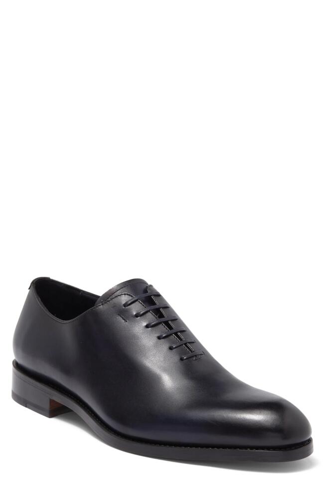 FERRAGAMO Angiolo Wholecut Shoe in Midnight Nero Cover