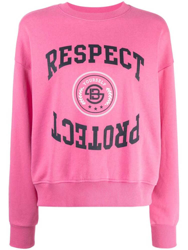 STUDIO TOMBOY logo-print cotton sweatshirt - Pink Cover