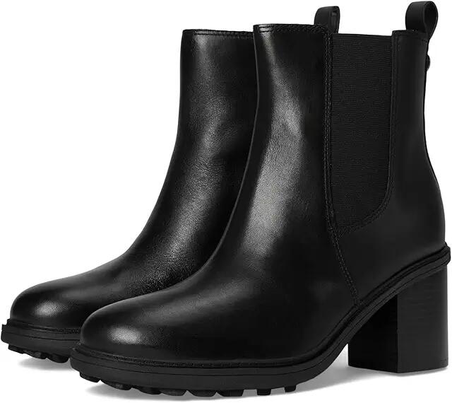 VIONIC Truckee Booties (Black Leather) Women's Boots Cover