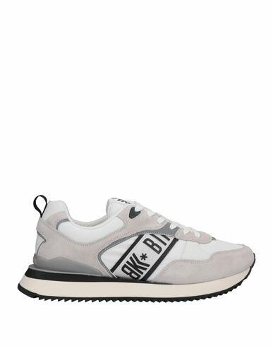 Bikkembergs Man Sneakers Light grey Soft Leather, Textile fibers Cover