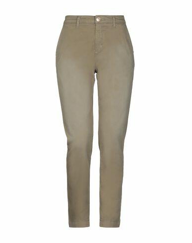 Silvian Heach Woman Pants Military green Cotton, Elastane Cover