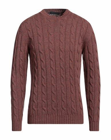 Daniele Fiesoli Man Sweater Brown Cotton Cover