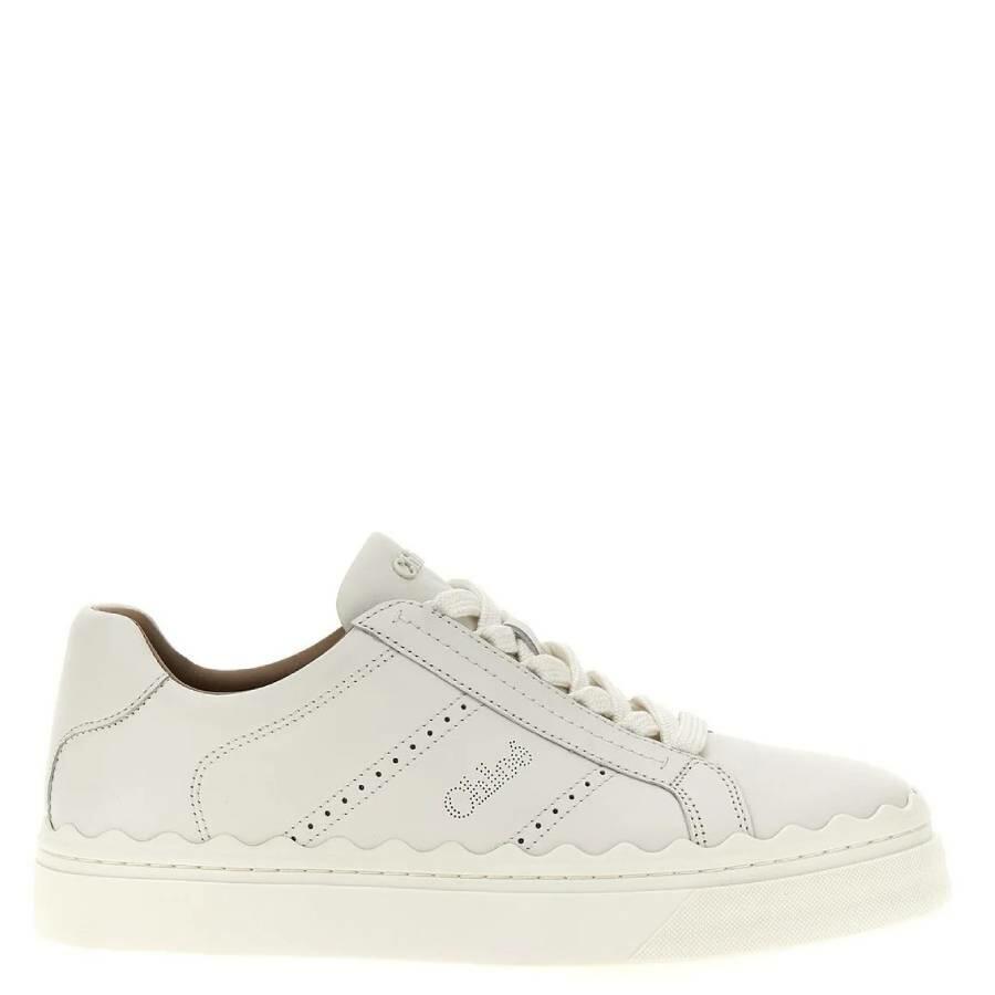 Chloe Lauren Leather Low-Top Sneakers Cover