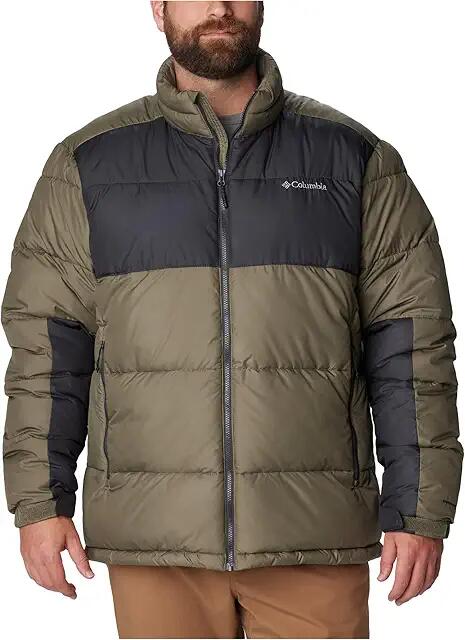 Columbia Big Tall Pike Lake II Jacket (Stone Green/Shark) Men's Clothing Cover