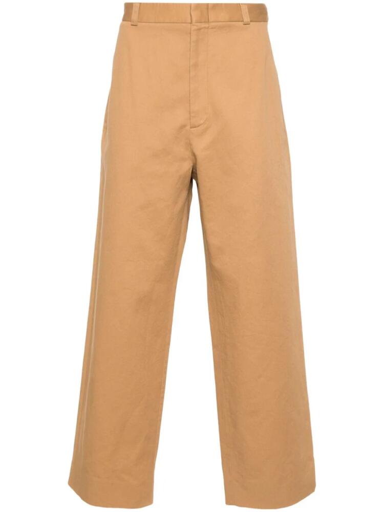 Gucci twill straight trousers - Neutrals Cover