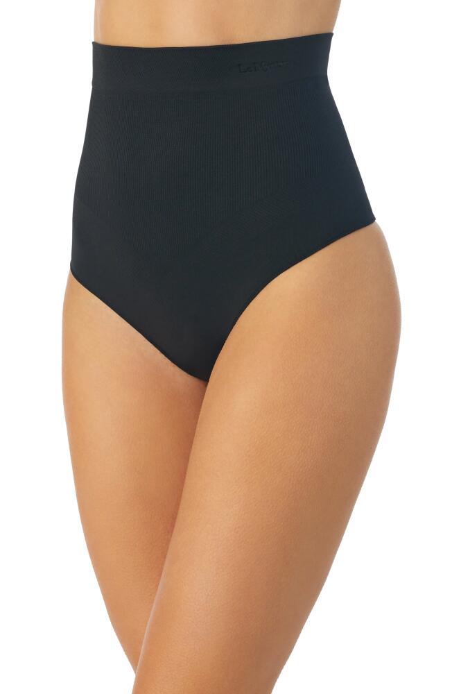 Le Mystère Seamless Comfort High Waist Thong in Black Cover