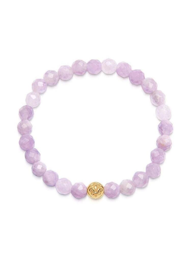 Nialaya Jewelry logo-bead amethyst stone bracelet - Purple Cover