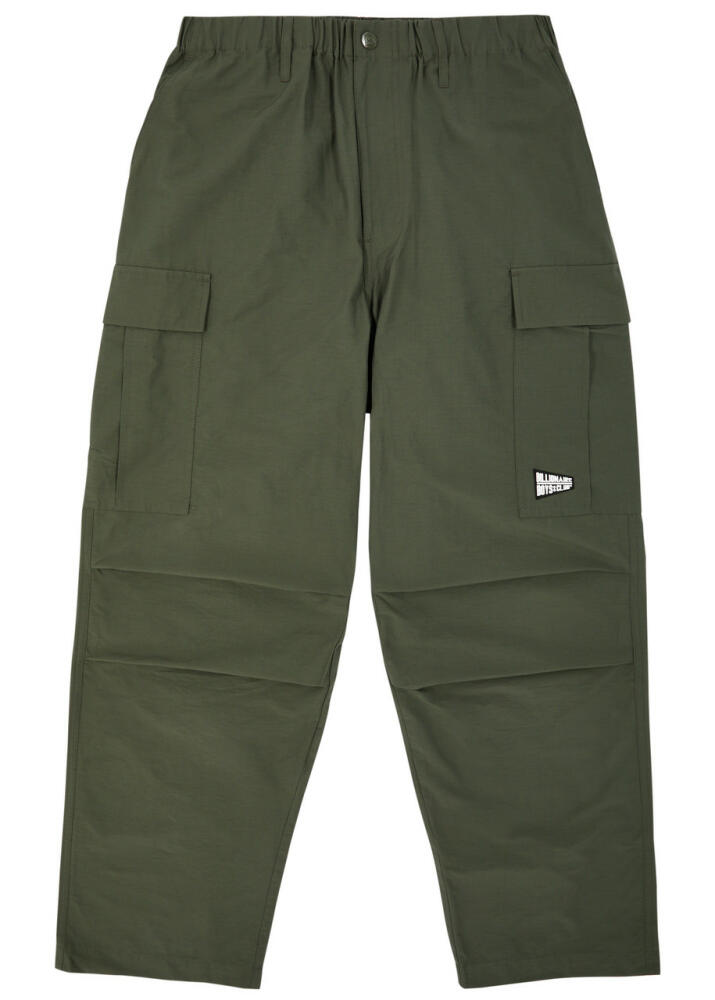 Billionaire Boys Club Logo Cotton-blend Cargo Trousers - Green Cover