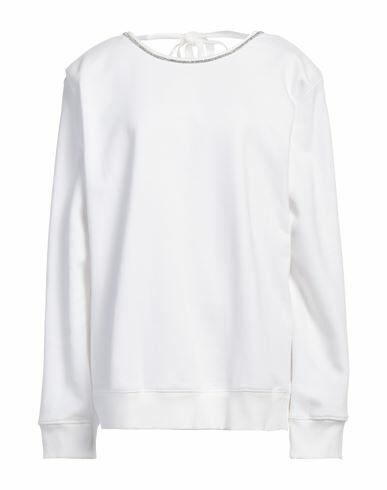 Gina Gorgeous Woman Sweatshirt White Cotton, Polyester Cover