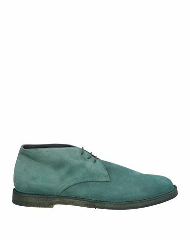 Pantanetti Man Ankle boots Emerald green Leather Cover