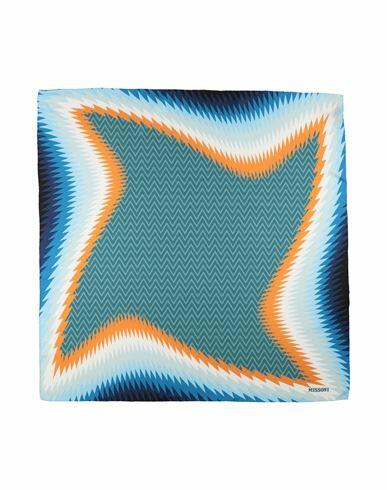 Missoni Woman Scarf Sky blue Silk Cover