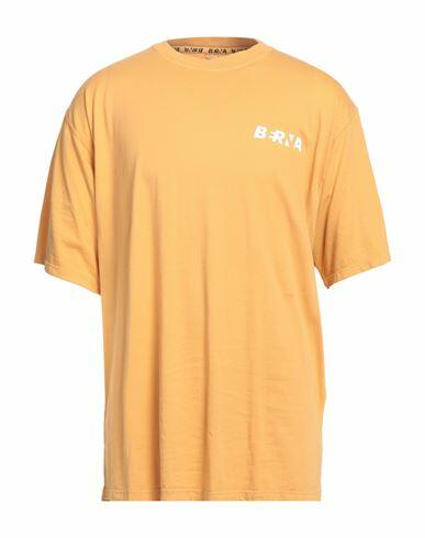 Berna Man T-shirt Apricot Cotton Cover