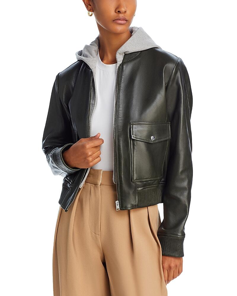 Lamarque Leather Bomber Jacket Cover