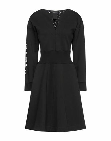 Marc Ellis Woman Mini dress Black Cotton, Polyester Cover