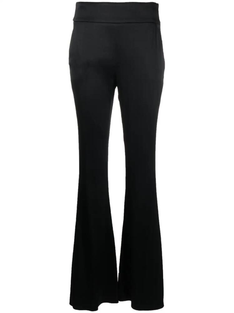 Genny high-waisted flared trousers - Black Cover