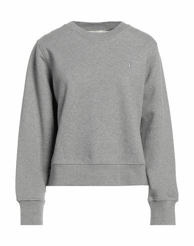 Trussardi Woman Sweatshirt Grey Cotton, Elastane Cover