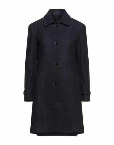 Golden Goose Woman Coat Midnight blue Virgin Wool, Polyamide Cover