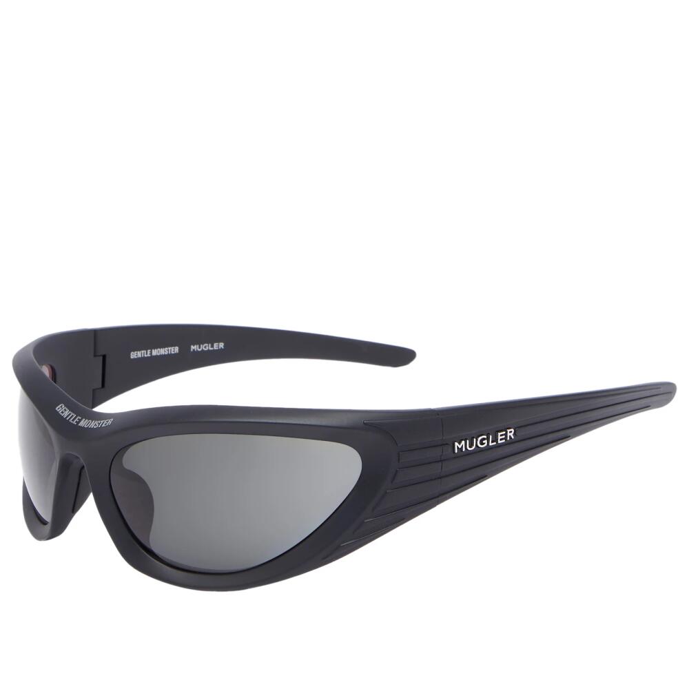 Gentle Monster x Mugler Spiral 02 Sunglasses in Black Cover