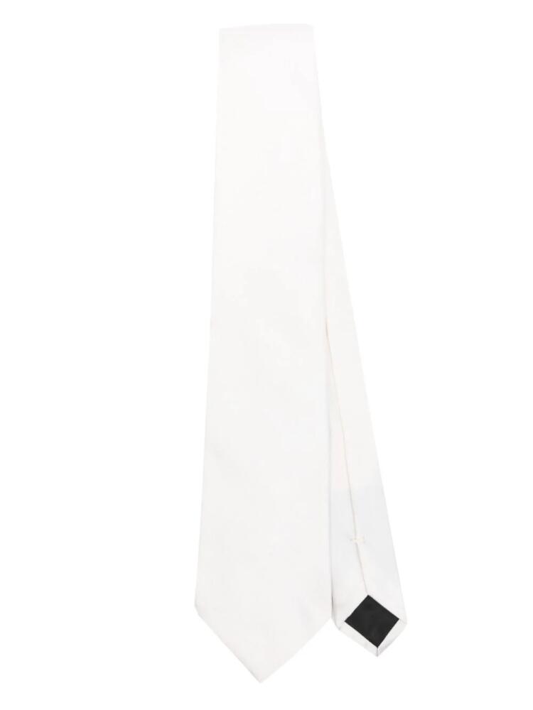 Lanvin silk tie - White Cover