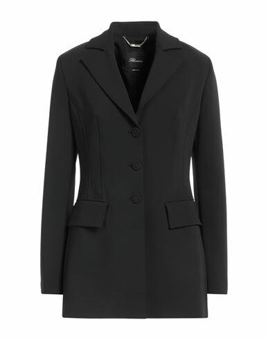 Blumarine Woman Blazer Black Polyester, Elastane Cover