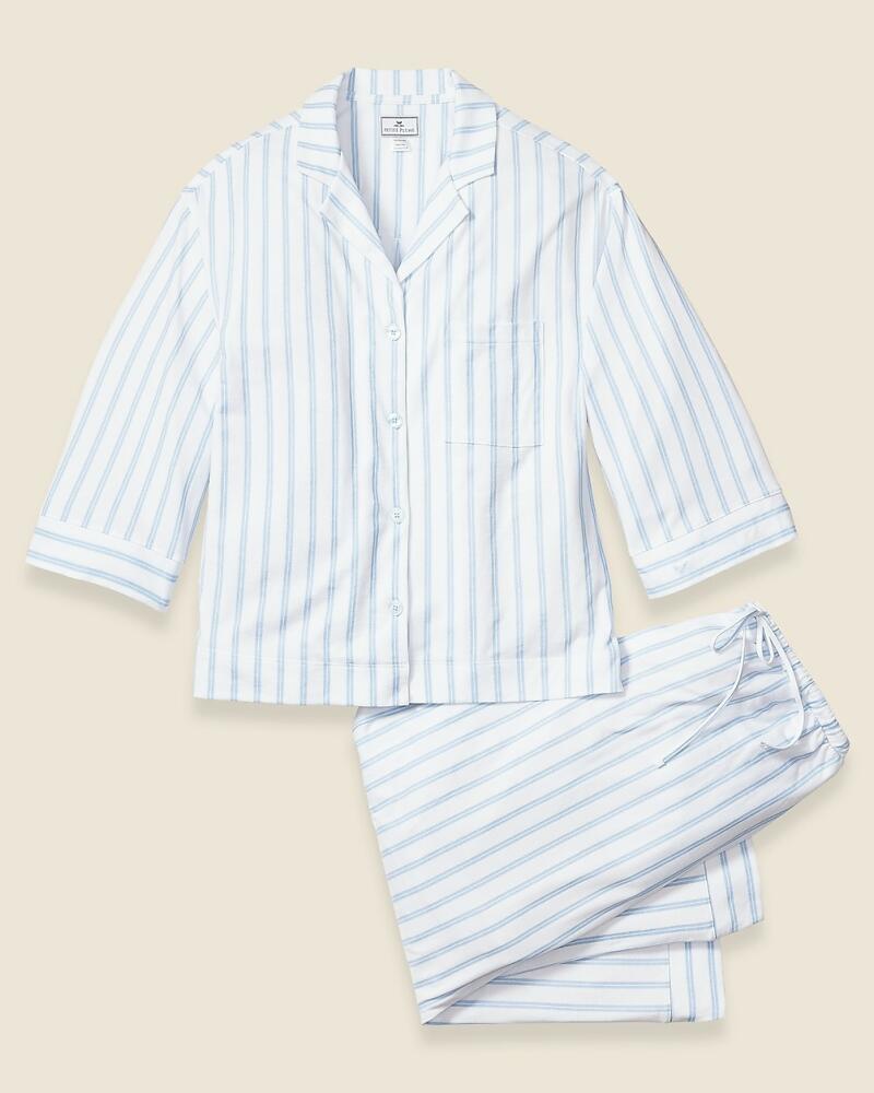 J.Crew Petite Plume™ women's wide-leg pajama set in luxe Pima cotton Cover