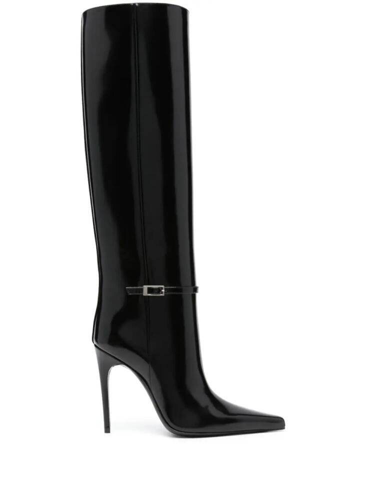 Saint Laurent Vendome 110mm buckled boots - Black Cover