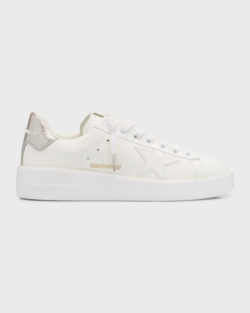 Golden Goose Pure Star Leather Sparkle Low-Top Sneakers Cover