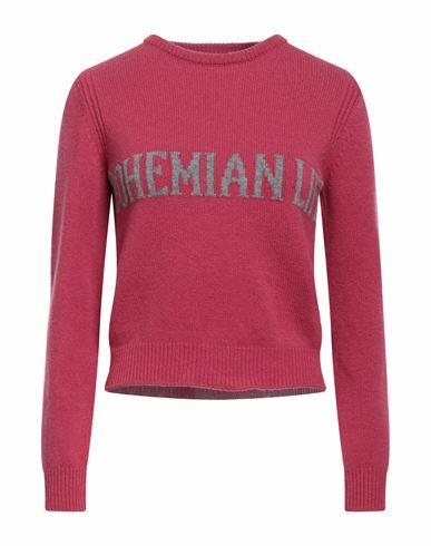 Alberta Ferretti Woman Sweater Fuchsia Virgin Wool, Cashmere Cover