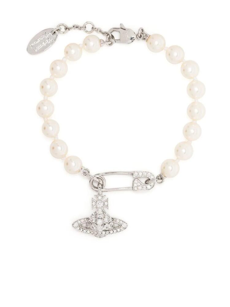 Vivienne Westwood Lucrece pearl bracelet - Neutrals Cover