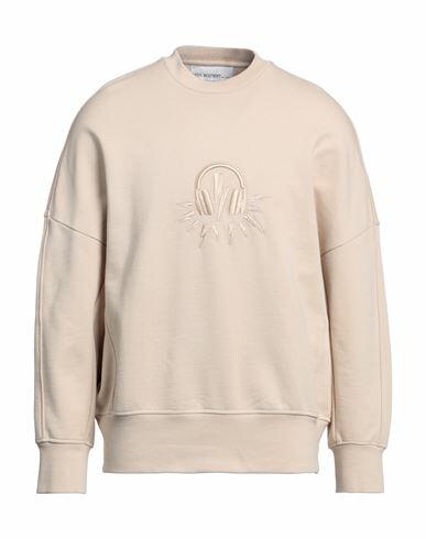 Neil Barrett Man Sweatshirt Beige Cotton Cover