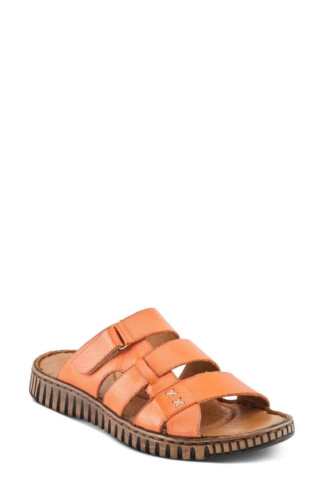 Spring Step Olly Slide Sandal in Coral Cover