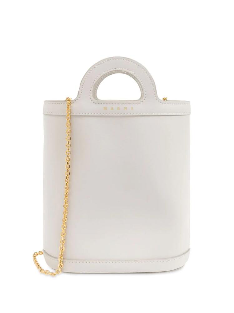 Marni mini Tropicalia bucket bag - White Cover