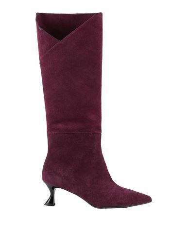 Doop Woman Boot Deep purple Soft Leather Cover