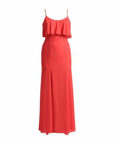 Rinascimento Woman Maxi dress Red Polyester Cover