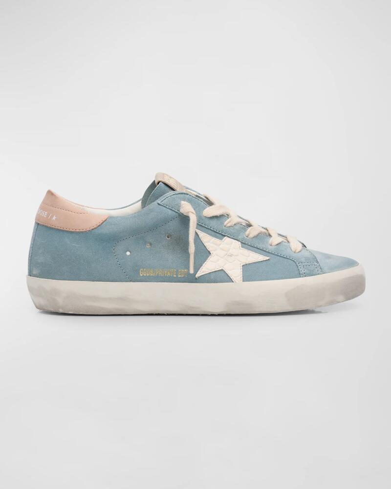 Golden Goose Superstar Mixed Leather Low-Top Sneakers Cover