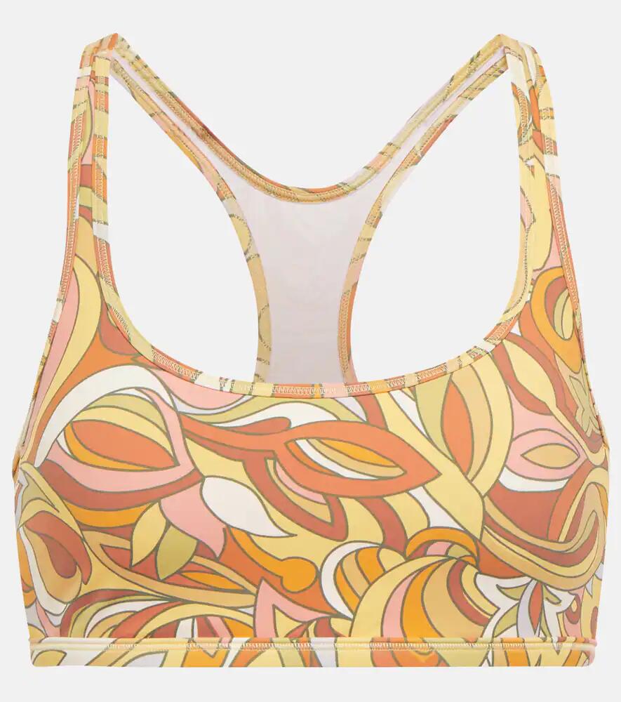 Tory Sport Printed racerback sports bra Cover