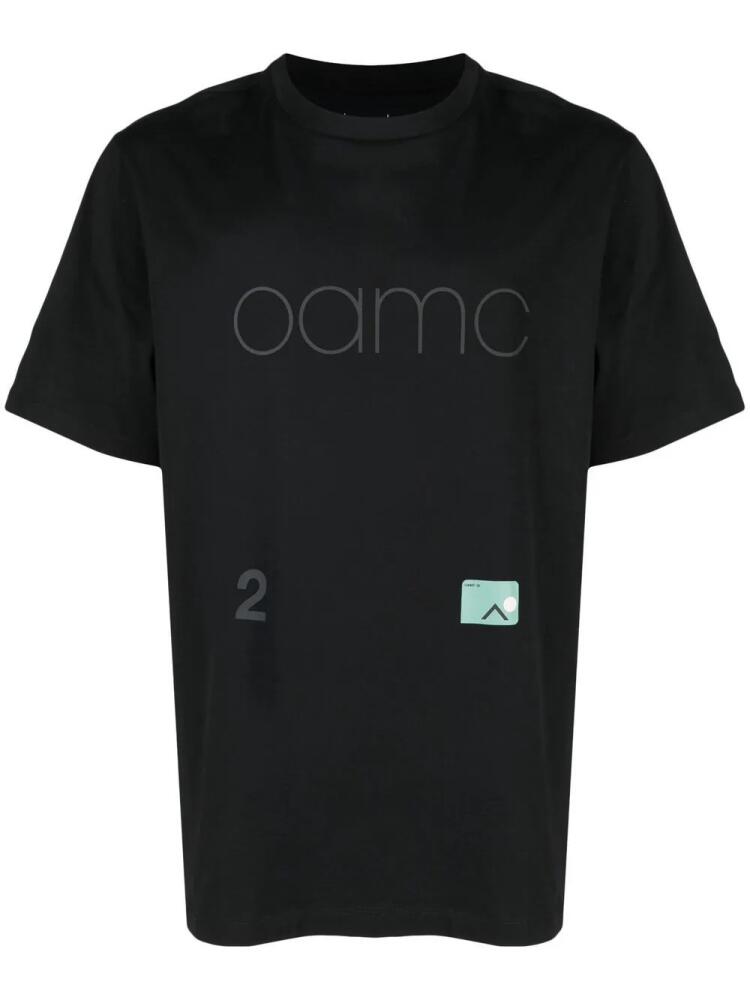 OAMC logo-print T-shirt - Black Cover