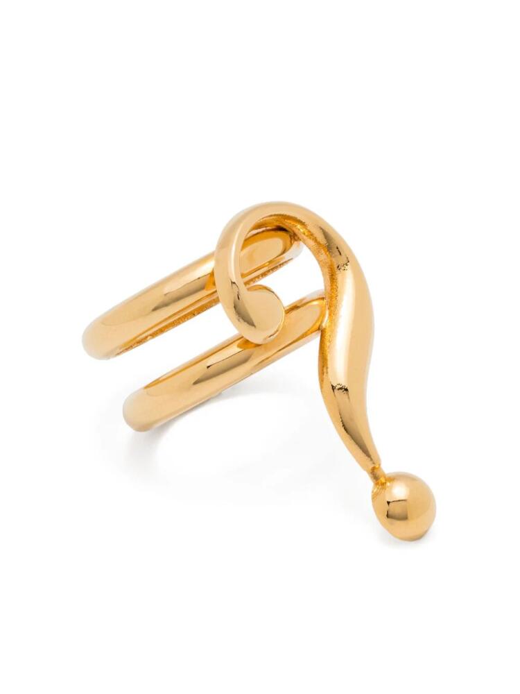 Moschino double-band ring - Gold Cover