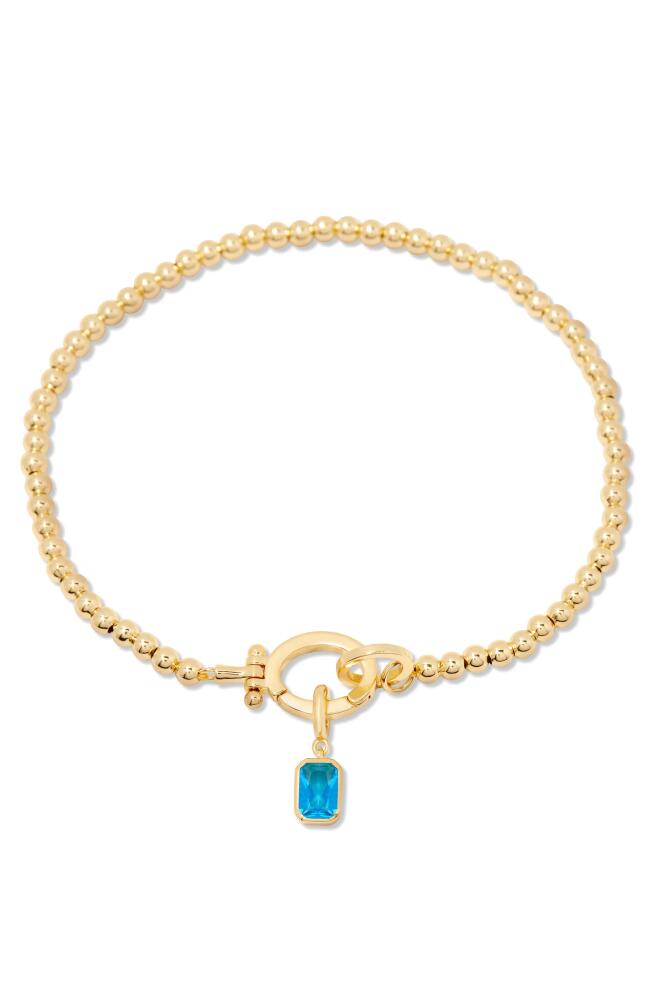 Brook and York Mackenzie Birthstone Bracelet in Gold - December Cover