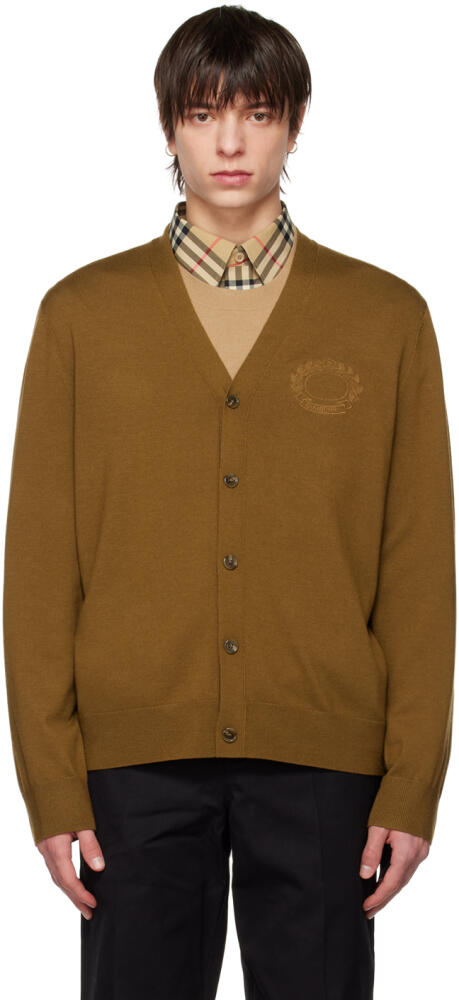 Burberry Brown Embroidered Cardigan Cover