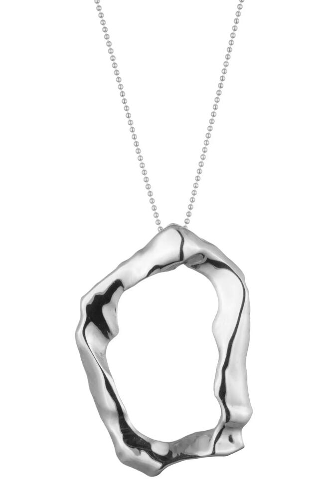 Sterling King Molten Pendant Necklacae in Sterling Silver Cover