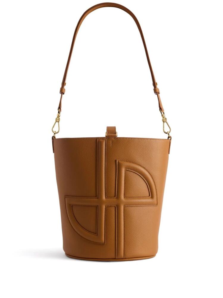 Patou medium JP bucket bag - Brown Cover