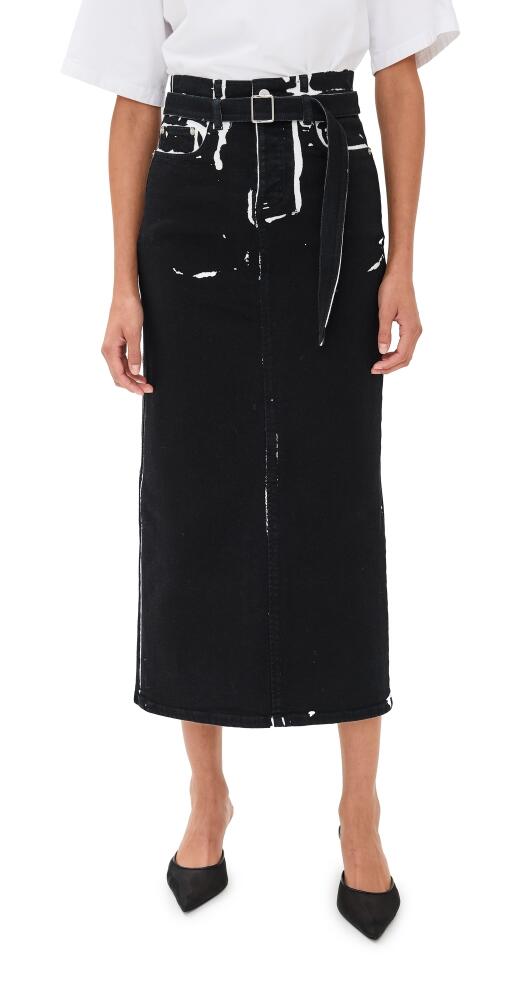 Proenza Schouler Calder Skirt Black Multi Cover