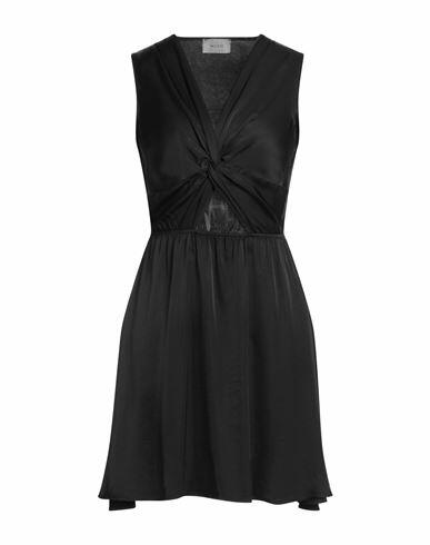 Vicolo Woman Mini dress Black Viscose Cover