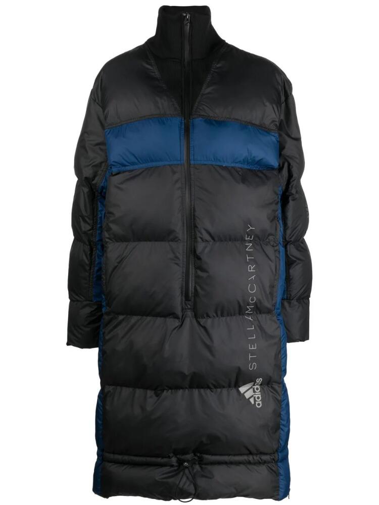 adidas by Stella McCartney long padded winter jacket - Black Cover