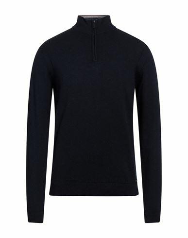 Markup Man Turtleneck Midnight blue Cotton, Wool Cover