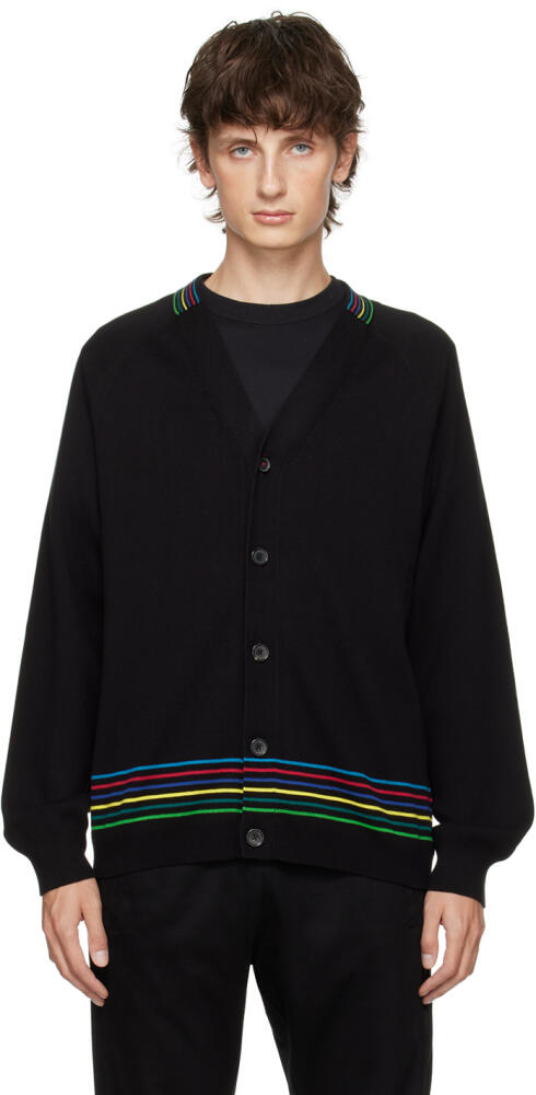 PS by Paul Smith Black Striped Cardigan Cover